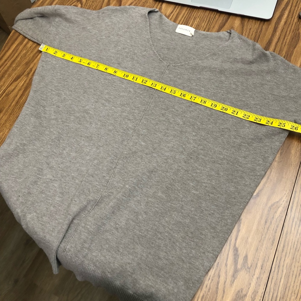 V-Neck Soft Sweater, Heather Mocha - Picture 9 of 10